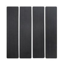 3pcs 소프트 데크 비 슬립 서핑 매트 skimboard 긴 견인 패드 다기능 eva 직사각형 보드 탄성 수상 스포츠, Black