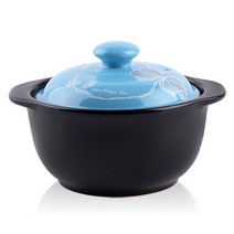 레디앙 내열뚝배기 블루, 4호 (지름 20cm x 높이 10.5cm), 1개