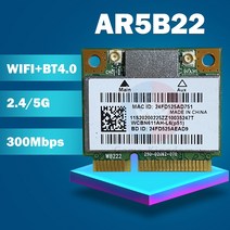 네트워크 랜카드 무선 카드 Wifi 블루투스 AR5B22 AR9462 for Lenovo y400 y500 y410p y510p, 한개옵션0