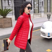 WHR 여성용 경량패딩 점퍼 퀼팅 누빔 하프 슬림핏 집업 웰론 자켓 빅사이즈 6컬러 4XL까지