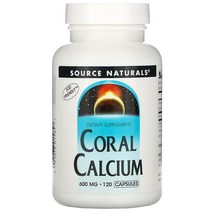 소스 네츄럴 산호 칼슘 600mg 캡슐 120정