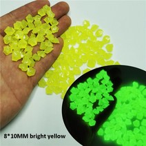 물멍 큐브 어항 하단섬프어항 자동청소어항300/400/500Pcs 조약돌 빛나는 돌 블랙 장식 야외 수족관 정원, 13 Bright Yellow_02 500Pcs, 13 Bright Yellow_02 500Pcs
