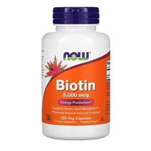 나우푸드 비오틴 바이오틴 5000mg 120정