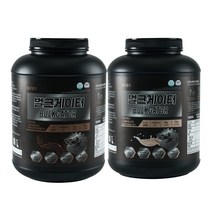 헬로벌크 벌크게이터 체중증가용 벌크업 동물성 식물성 프로틴 게이너 2kg 1개, 코코아맛