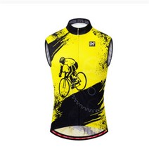 승마조끼 자외선 차단 자전거 의류 MTB 방풍 여름 조끼 속건성 민소매 사이클링 저지, b, XXS