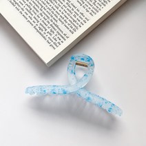 PC소재 빈티지 리본 캔디 컬러 그립 페인트 도트 상어잡기 여자 뒤통수 머리핀