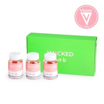 위키드랩 핑크구미베어 3병 비오틴 구미 멀티 비타민 식물성 비건 젤리 (3달용량)