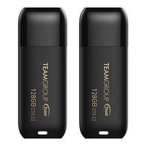 TEAMGROUP C175 128GB 2팩 USB 3.2 Gen 1(USB 3.1/3.0) USB 플래시 썸 드라이브 컴퓨터/노트북과 호환되는 외부 데이터 저장 메모리 스틱(매트 블랙) TC1753128GB22, 32GB x 50팩, C145 엔지니어