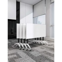 회의용 테이블 이동식 연결 책상 대형 회의실 1800mm, 1800x400x750