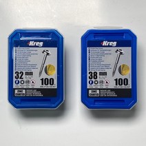 크레그 아연 포켓 홀 나사 피스 F125 F150 32mm 38mm, SML-F150-100-INT 38mm, 1개