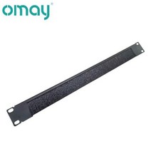 네트워크 장비 도구 OMAY 19 인치 1U 캐비닛 랙 마운트 브러시 패널 케이블 관리 용, ONT-CMFB-B