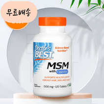 닥터스베스트 MSM 엠에스엠 식이유황 opti 1 500m.g 120, 120개, 1개