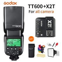 Godox 고독스 TT600 플래시 2.4G 무선 TTL 18000s 카메라 사진 스피드 라이트 X2TCNSFOP 트리거 캐논 니콘 소니 후지 올림푸스, TT600 with X2T_X2T For Sony