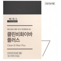 비채유 7번 클린비화이바플러스 (40포), 40포, 3g