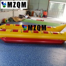 바나나보트 수상레저 FRP보트 공장 을 가진 팽창식 물 게임 Flyfish 바나나 배, 03 10 persons use