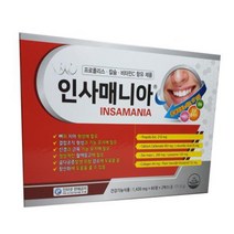 인사매니아 120정 잇몸 프로폴리스 치아 칼슘 비타민C함유, 1개
