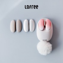 무선 블루투스 동글 버튼 교체 커스텀 마우스, 장미