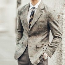 오버핏 체크 재킷 천원짜리 가을 마이 변호사 남성 자켓 남자 셋업 정장 콤비
