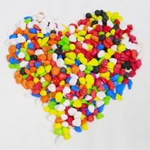마리모 구피 베타 새우 어항 돌자갈 색자갈 1kg, 반지왕2 5-돌자갈1kg-레드