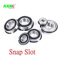볼베어링 AXK-깊은 홈 볼 베어링 스냅 슬롯 6300 6301 6302 6303 6304 6305 6306 ZZ RS N, [07] 6306-30x72x19mm, [01] Normal quality, [03] Snap Slot