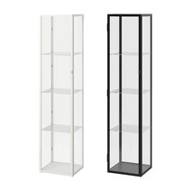 이케아 DETOLF 유리문 장식장, 블랙_805.205.20