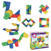 IQ EQ MQ 업 어린이 블럭 시리즈 52p 6026, 혼합색상