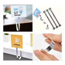 부착식 쇼클립 스틱 워블러 워블러 네임택홀더