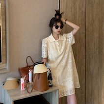 펀칭원피스 휴양지 바캉스 원피스 카라 미디 흰원피스 동남아 해외여행 여름옷 세부 발리 여행옷