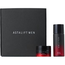 [일본남성화장품 일본직구] 아스타 리프트 맨 (ASTALIFT MEN) 심플 케어 스타트 키트 촉촉함 (약 2주분 2STEP 간편하게 본격 스킨케어) 젤리상 선행 미용액 유액, 심플케어(깔끔)