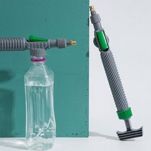 동력분무기 엔진 고압 살수 농업용 고압 공기 펌프 수동 분무기 조절 가능한 음료 병 스프레이 헤드 노즐, 한개옵션0