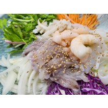 싱싱한 완도모듬 물회(야채 소스포함), 상세페이지 참조