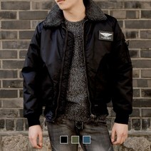 넘버나인 뽀글이 카라 남자 항공점퍼 패딩