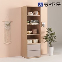 동서가구 소이 600 서랍 선반 옷장 YUR100, 메이플그레이