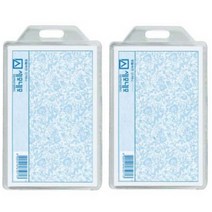 비닐 명찰케이스 세로 50P 네임택 단체여행