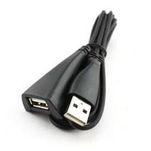 1.5 미터 USB 수신기 확장 케이블 Logitech 키보드 및 마우스 USB 연장선 구리 USB 지연 라인, 검은 색