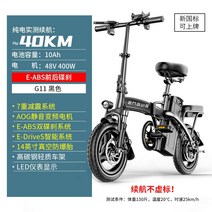접이식 전기자전거 배터리자전거 크로스 컨트리 로드전기자전거 전동자전거 자토바이 팻바이크, 0아, 2 G11/10A 약 40KM/전방 및 후방 더블 디스