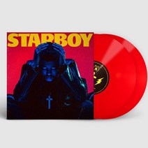 더위켄드 2LP Starboy 앨범 레드 컬러 바이닐 The Weeknd