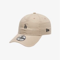 뉴에라 뉴에라 940 언스트럭쳐 MLB 워시드 미니 로고 LA 다저스 볼캡 베이지_K 12836206