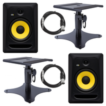 KRK Classic 8 x 테이블 스탠드 패키지