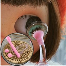 아임홈인 렌즈 끼는 법 쉽게 넣는 도구 워터렌즈 빼는 기구 보관함, 1개, 핑크