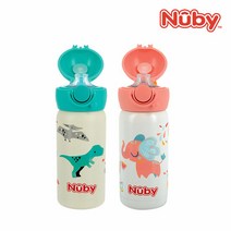 누비 스텐 원터치 물병 쥬라기프렌즈 한정판_색상선택, 색상선택:쥬라기프렌즈(그린)