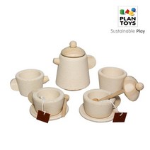 플랜토이즈 원목장난감 주방놀이 티세트 3616, 단품
