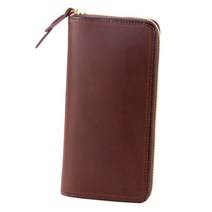 [콜보] CORBO. 슬레이트 긴 지갑 라운드 패스너식 CO-8LC-0409-93 다크 브라운