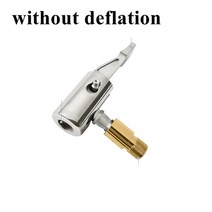 해외 샤오미 Mijia 펌프 1S 용 공기 노즐 어댑터 deflation Inflator Valve 커넥터 헤드 클립 금속 고속 변환 자동차 Inf225536, no deflation