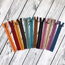 후야몰/YKK/청동/지퍼/둥근고리3호-10cm/퀼트/홈패션/의류부자재/프랑스자수-당일발송, 청동10cm-딥레드
