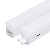 울빛 LED 라인등 20 슬림형광등 침실 싱크대 간접등, 기역자(A형), 주백색