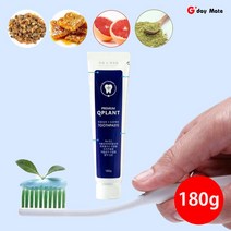 잇몸질환 입냄새 치아통증 치약 프로폴리스 큐플란트 치과 약국용 180g, 180g  5개