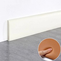 모서리수납장 코너선반 1M 자기 접착 스커트 라인 3D 벽 스티커 두꺼운 충돌 방지 장식 스트립 침실 거실, 02 01_03 thick1.5cm wide15cm