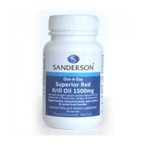 샌더슨 [Sanderson] 크릴오일 1500mg 60캡슐, 1개