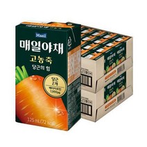 매일유업 매일야채 고농축 당근의 힘, 125ml, 16개